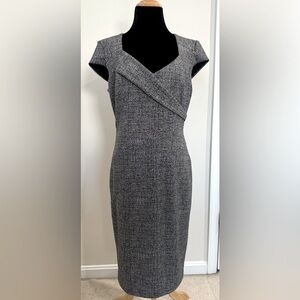 WHBM Dress with Asymmetrical Neckline